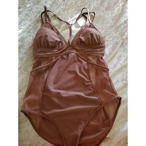 Mauve Charlotte Russe Bathing Suit